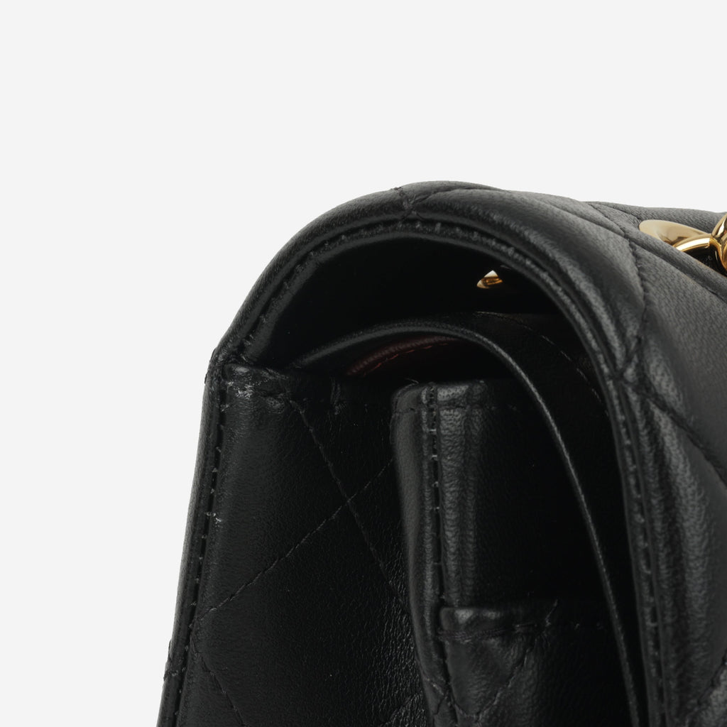 Chanel Medium Classic Flap - Black Lambskin | Gold Hardware