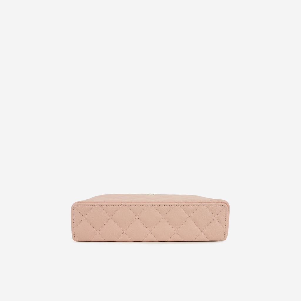 Chanel Top Handle Vanity With Chain - Pink Caviar | Champagne Gold Hardware