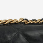Chanel Small 19 Flap Bag - Black Lambskin | Gold & Silver Hardware