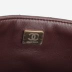 Chanel Mini Flap Rectangular - Burgundy Caviar  | Gold Hardware