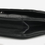 Chanel Classic Wallet on Chain - Black Lambskin | Silver Hardware