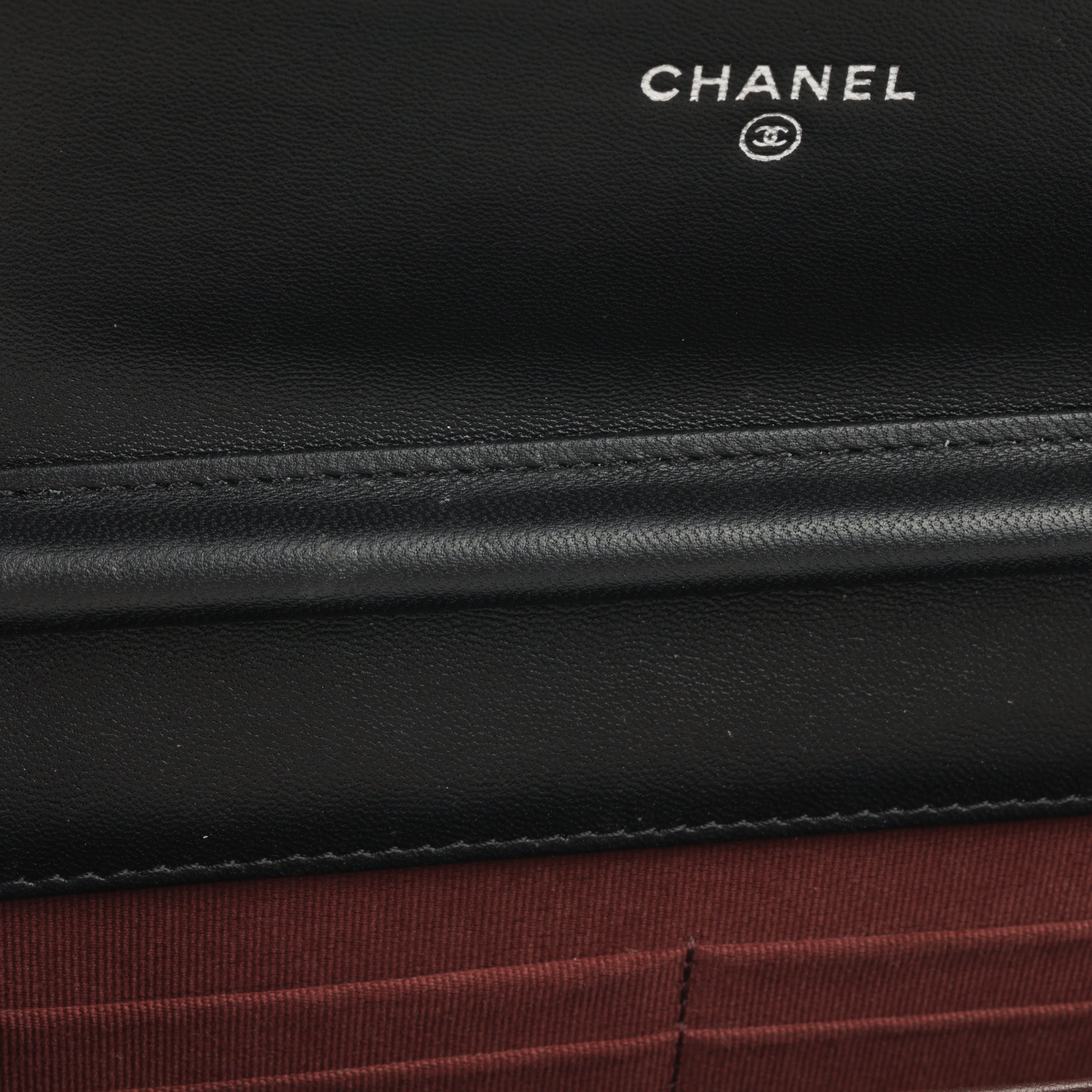 Chanel Classic Wallet on Chain - Black Lambskin | Silver Hardware