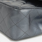 Chanel Small Classic Flap - Blue Metallic Calfskin | Gold Hardware