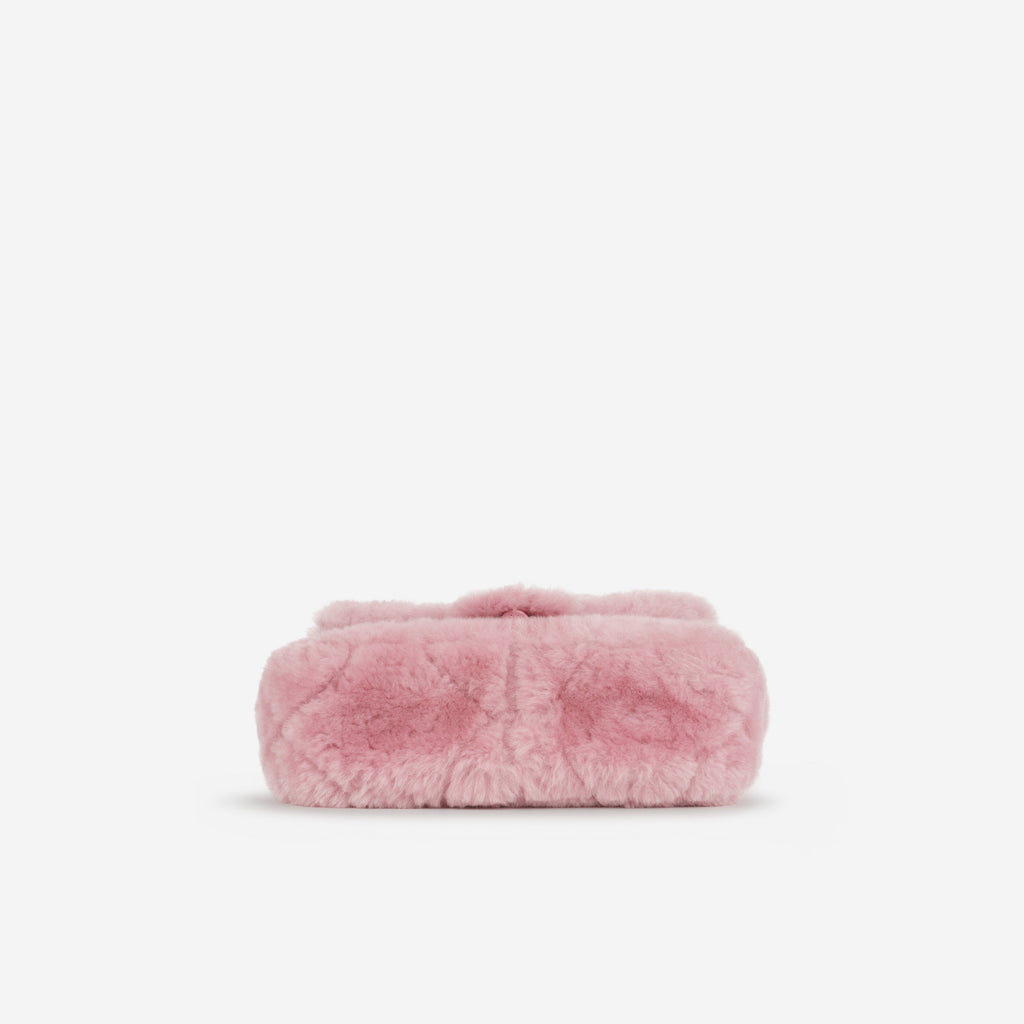 Chanel 22s Quilted Flap - Pink Shearling | Gold Hardware