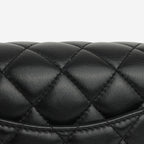 Chanel Mini Flap Rectangular - Black Shiny Lambskin | Gold Hardware