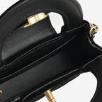 Chanel Nano Kelly Re-Edition - Black Velvet | Gold Hardware