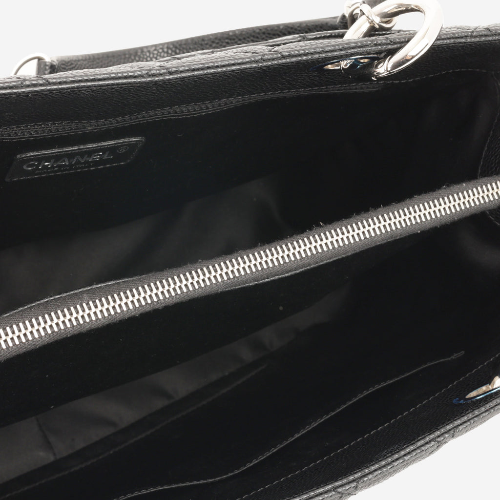 Chanel GST - Black Caviar | Silver Hardware