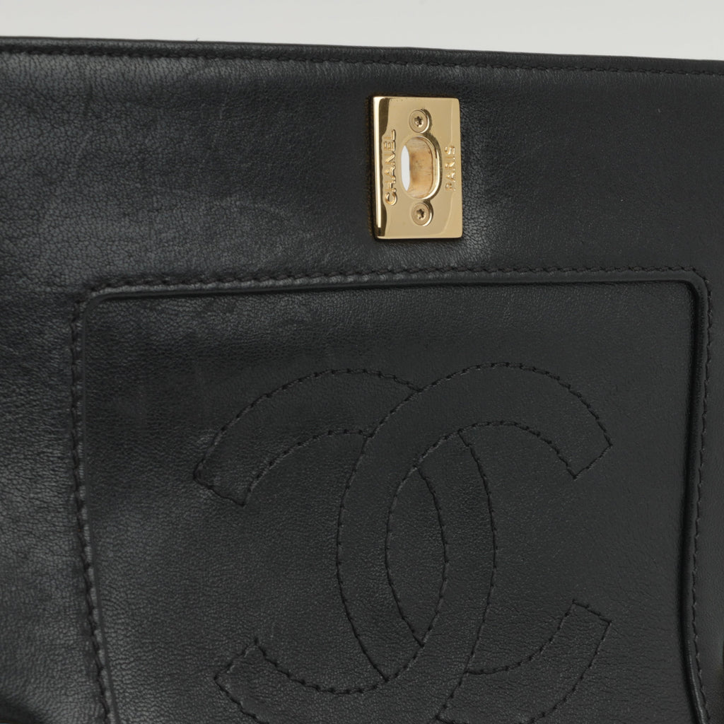 Chanel Small Mademoiselle Flap Bag - Black Calfskin | Gold Hardware