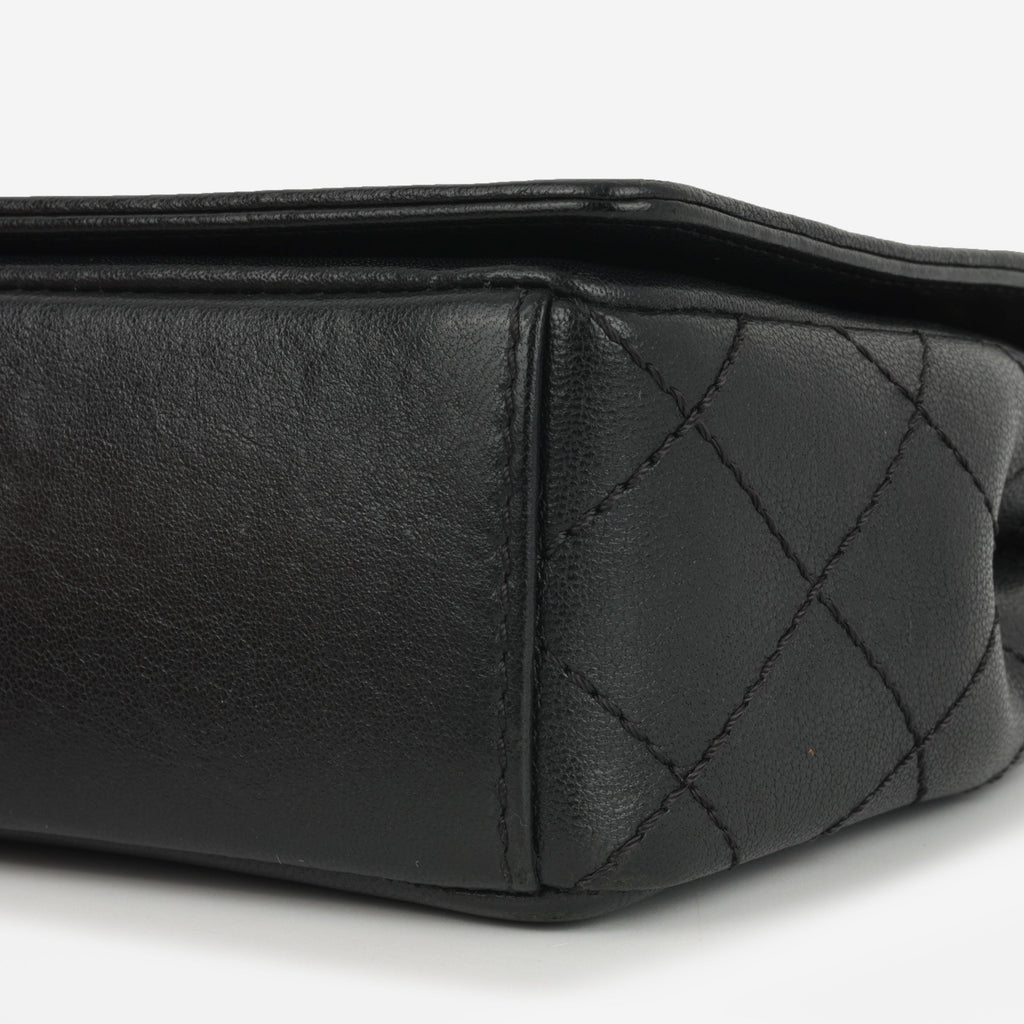 Chanel Small Mademoiselle Flap Bag - Black Calfskin | Gold Hardware