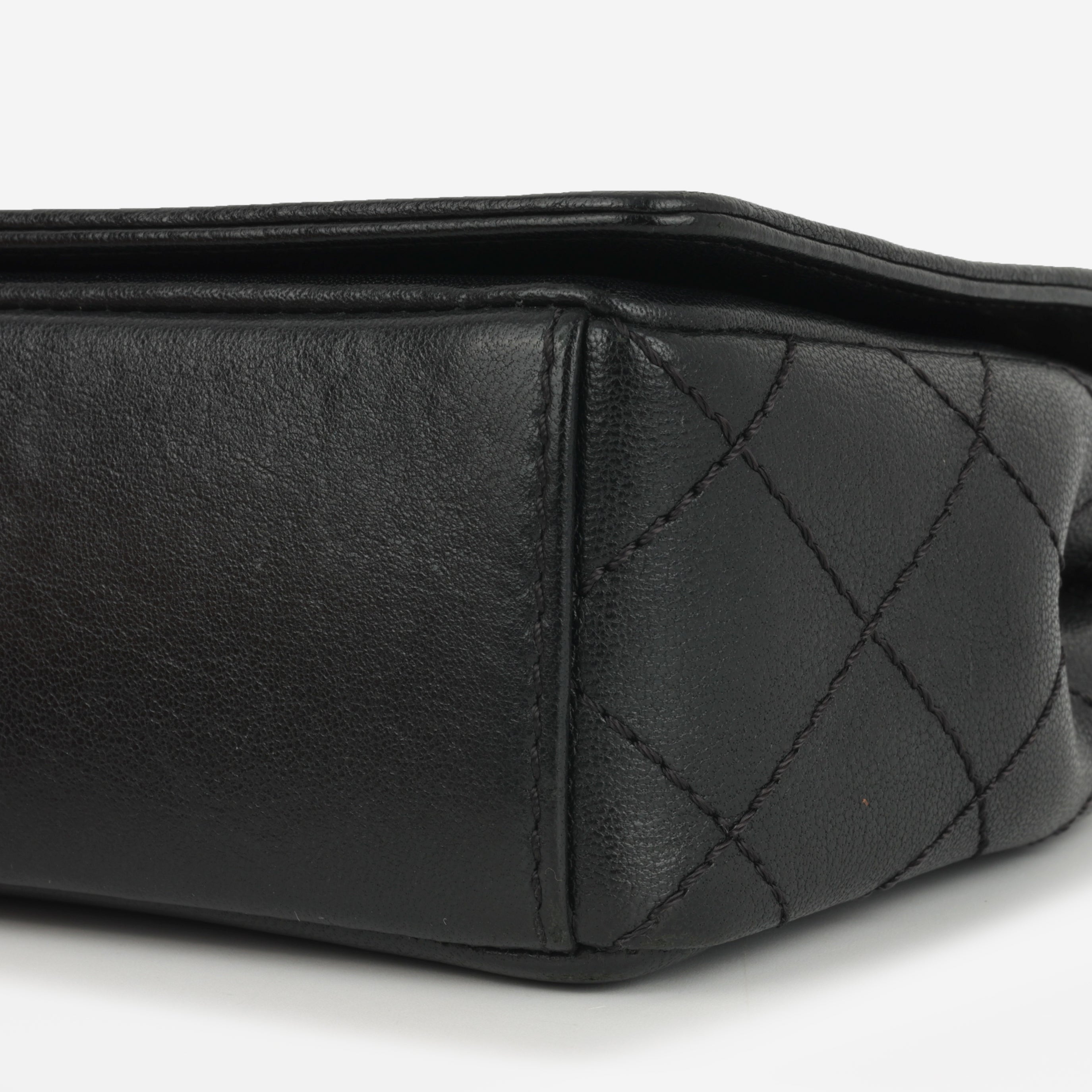 Chanel Small Mademoiselle Flap Bag - Black Calfskin | Gold Hardware