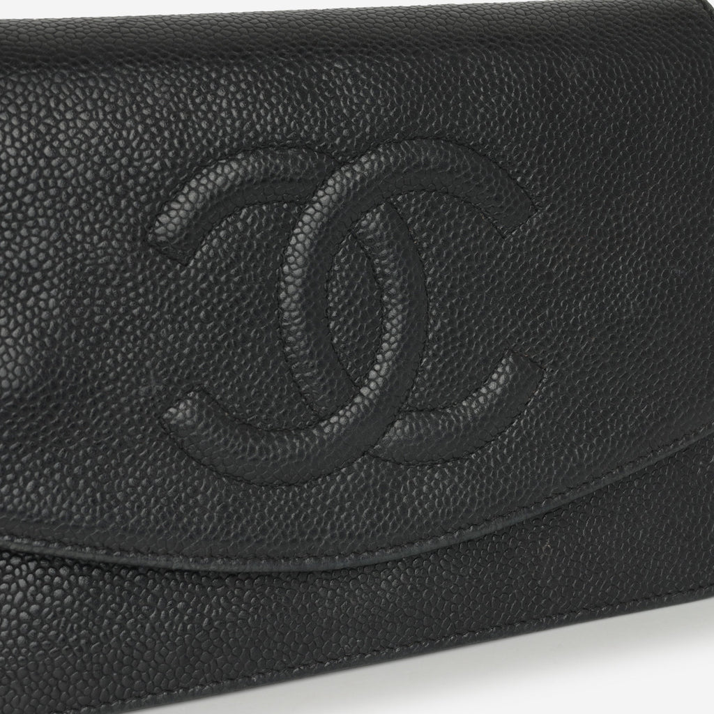 Chanel Timeless WOC - Black Caviar | Silver Hardware