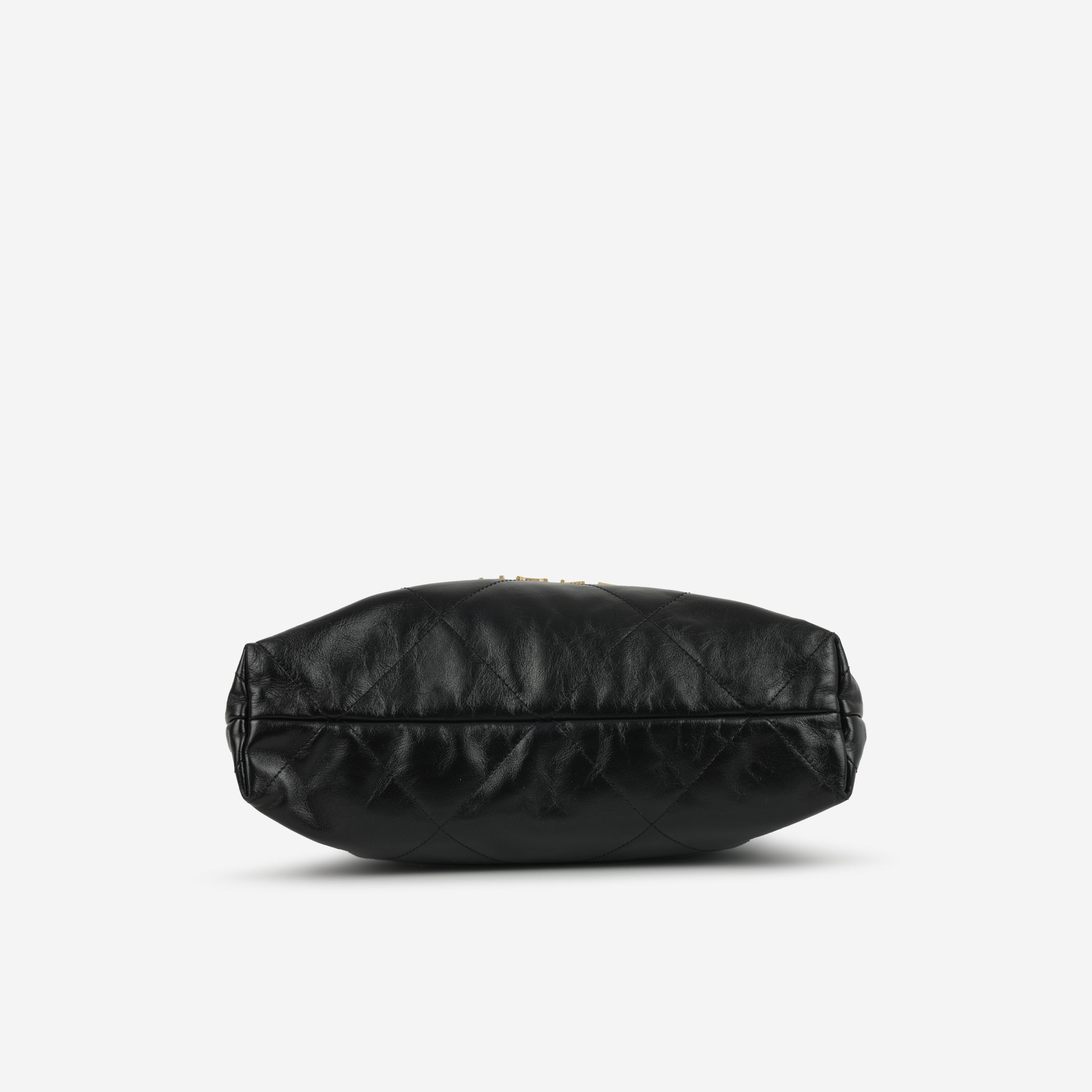 Chanel 22 CC Hobo - Black Shiny Calfskin | Gold Hardware