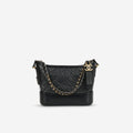 Chanel Gabrielle - Small - Black Aged Calfskin | Mixed Hardware