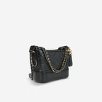 Chanel Gabrielle - Small - Black Aged Calfskin | Mixed Hardware