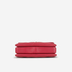Chanel Small Trendy CC Flap Bag - Raspberry Lambskin | Champagne Gold Hardware