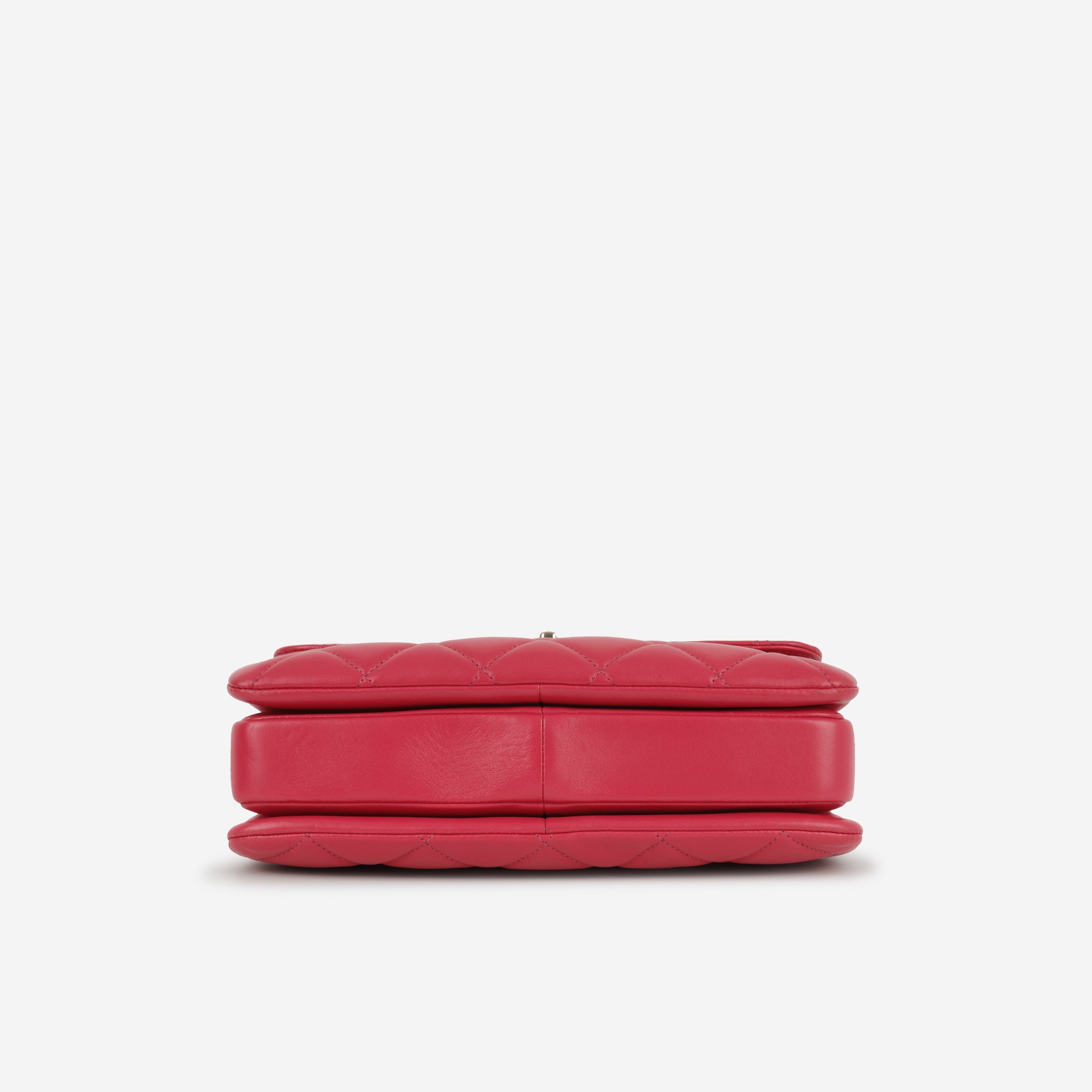 Chanel Small Trendy CC Flap Bag - Raspberry Lambskin | Champagne Gold Hardware
