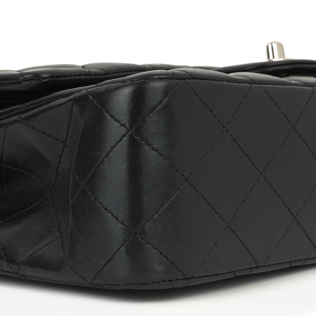 Chanel Medium Classic Flap - Black Lambskin | Silver Hardware