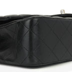 Chanel Medium Classic Flap - Black Lambskin | Silver Hardware