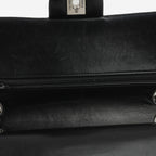 Chanel Medium Classic Flap - Black Lambskin | Silver Hardware