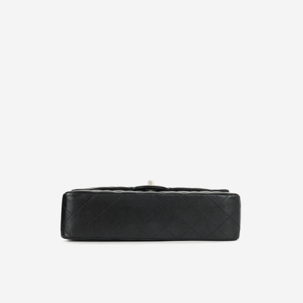 Chanel Medium Classic Flap - Black Lambskin | Silver Hardware