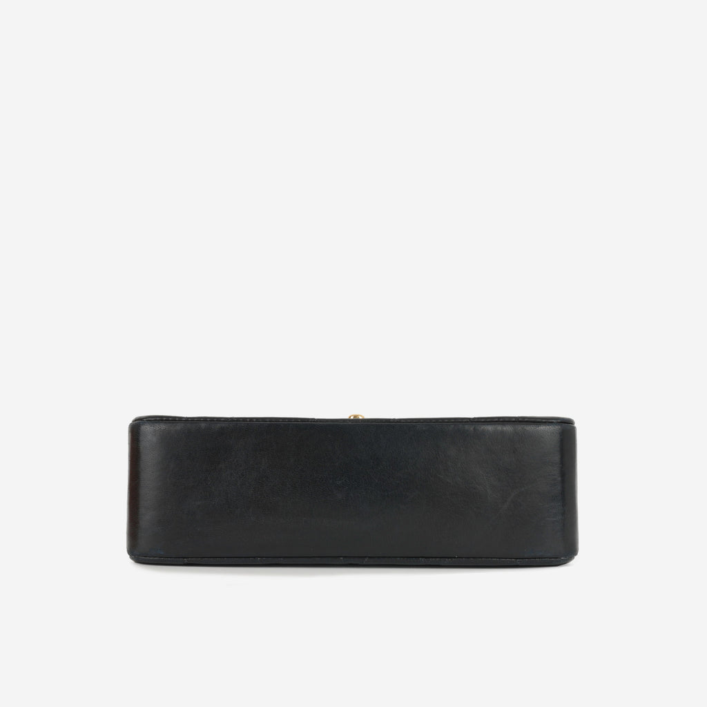Chanel Vintage Small Diana Flap - Black Lambskin | Gold Hardware