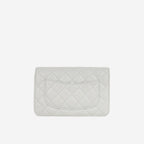 Chanel Pearl Crush Wallet On Chain - Grey Lambskin | Gold Hardware
