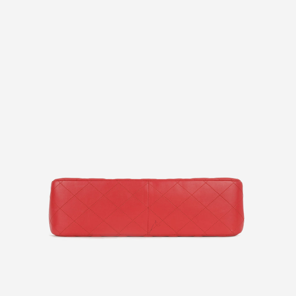 Chanel Classic Flap Bag - Raspberry Lambskin | Champagne Gold Hardware