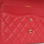 Chanel Classic Flap Bag - Raspberry Lambskin | Champagne Gold Hardware