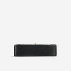 Chanel Medium Classic Flap - Black Lambskin | Silver Hardware