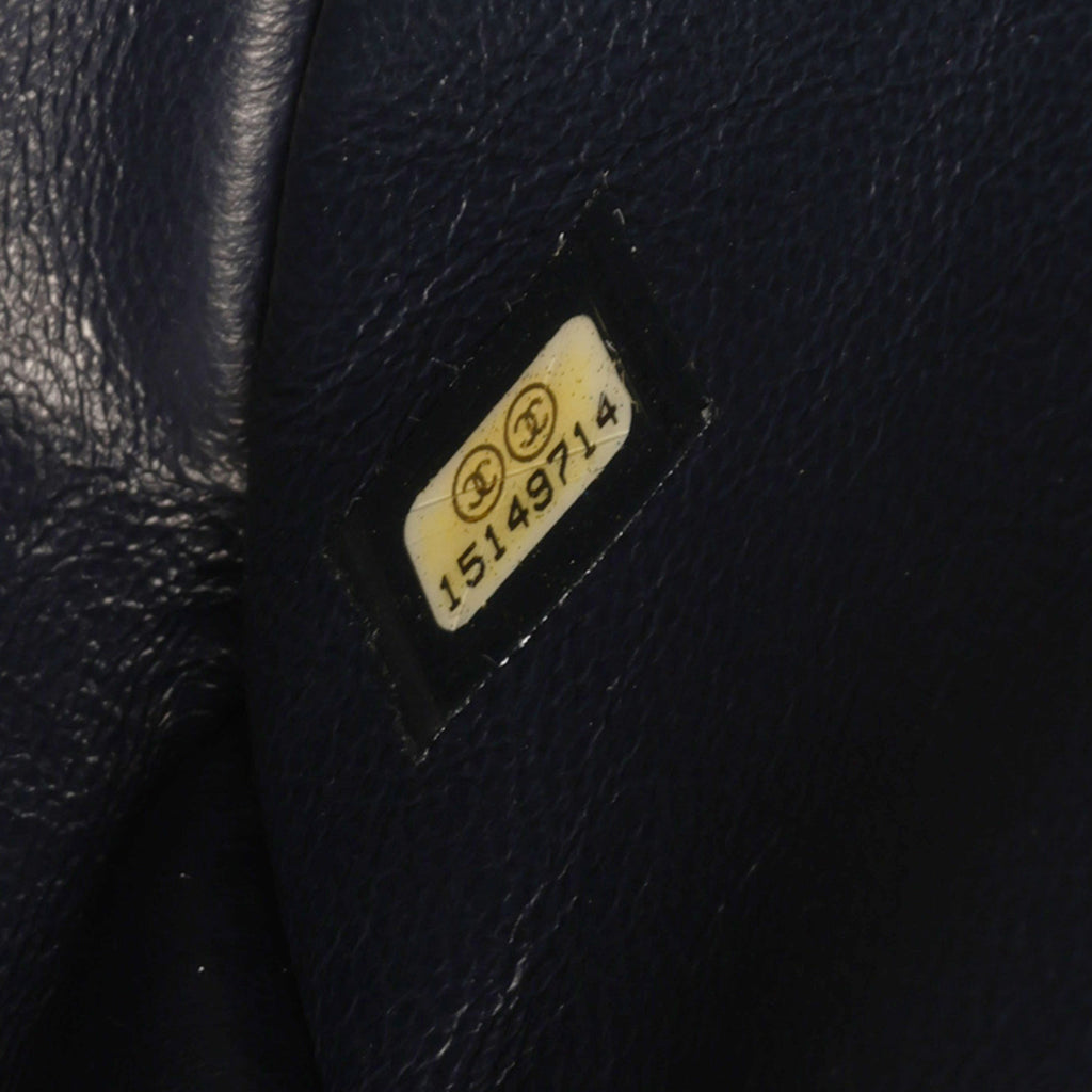 Chanel Classic Jumbo Double Flap - Navy Caviar | Silver Hardware