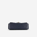 Chanel Small Classic Flap - Navy Caviar | Champagne Gold Hardware