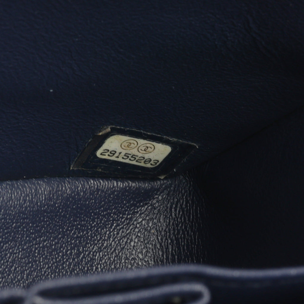 Chanel Small Classic Flap - Navy Caviar | Champagne Gold Hardware