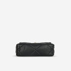 Chanel Small 19 Flap Bag - Black Lambskin | Gold & Silver Hardware
