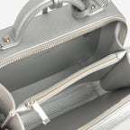 Chanel Medium Filigree Vanity Case - Silver Caviar | Silver Hardware