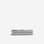 Chanel Boy Wallet On Chain - Silver Lambskin | Ruthenium Hardware