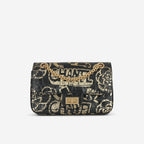 Chanel Mini 2.55 Reissue 224 - Graffiti Croc Embossed | Gold Hardware