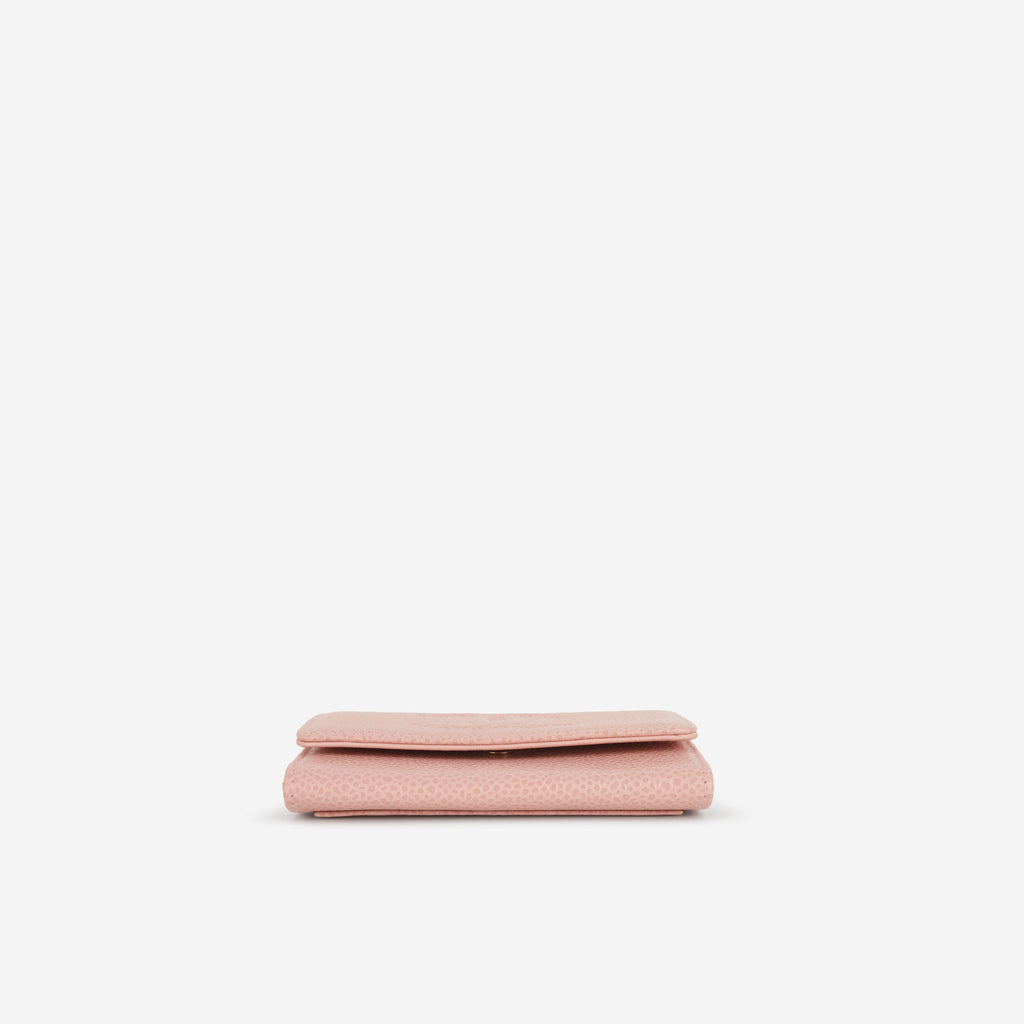 Chanel Vintage Timeless CC Key Holder - Pink Caviar | Champagne Gold Hardware