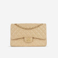 Chanel Classic Jumbo Double Flap - Beige Lambskin | Gold Hardware