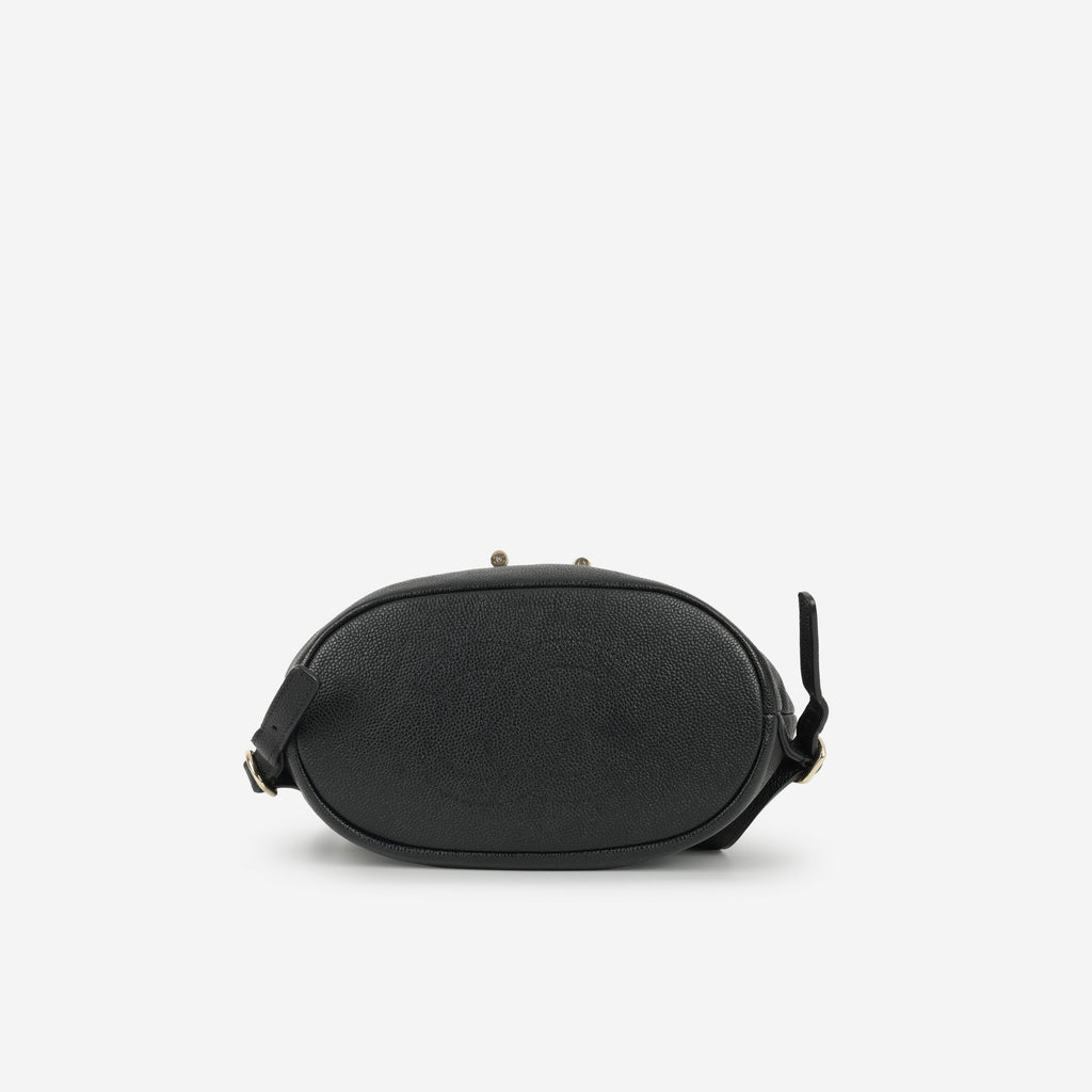 Chanel Matelasse Chain Backpack - Black Caviar | Champagne Gold Hardware