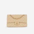 Chanel Medium Classic Flap - Beige Lambskin | Gold Hardware