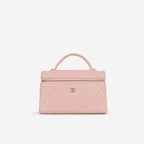 Chanel Vanity with Chain - Pink Caviar | Champagne Gold Hardware