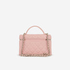 Chanel Vanity with Chain - Pink Caviar | Champagne Gold Hardware