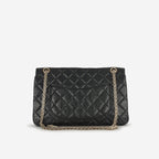 Chanel 2.55 Reissue 226 - Black Crumpled Calfskin | Gold Hardware