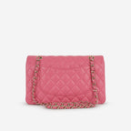 Chanel Medium Classic Flap - Hot Pink Caviar | Champagne Gold Hardware