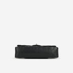 Chanel Medium Classic Flap - Black Lambskin | Silver Hardware