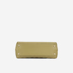 Chanel Medium Coco Handle - Olive Green Caviar | Champagne Gold Hardware