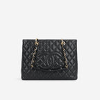 Chanel GST - Black Caviar | Gold Hardware