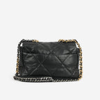 Chanel Large 19 Flap Bag - Black Lambskin | Multi Hardware