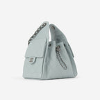 Chanel Small 25 Hobo - Blue Caviar | Ruthenium Hardware