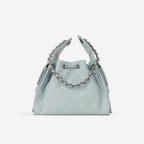 Chanel Small 25 Hobo - Blue Caviar | Ruthenium Hardware